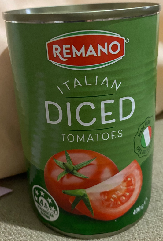 Remano Italian Diced Tomatoes (ALDI) 400g image 0